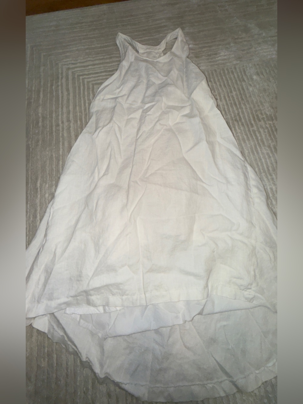 Banana Republic White Cotton Flowy Dress
